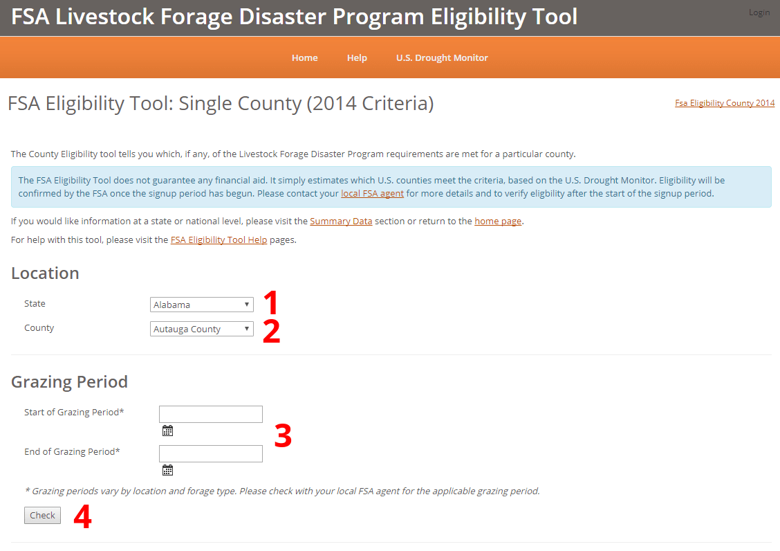 Image showing how to use the search tool